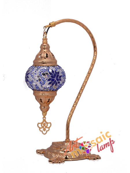 Camel Neck Gold Mosaic Lamp 10303-G