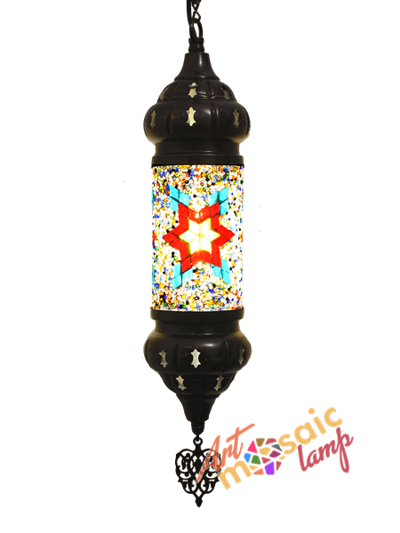 Cylinder Pendant Mosaic Lamp 11001
