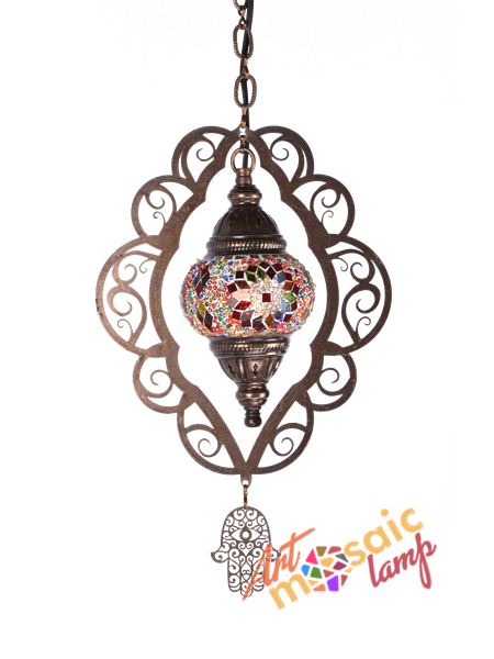 Turkish Hanging Mosaic Lamp 10005