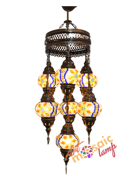 Classic Mocaic Chandelier 13107-XA
