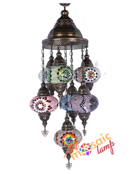 Classic Mocaic Chandelier 17107-XK