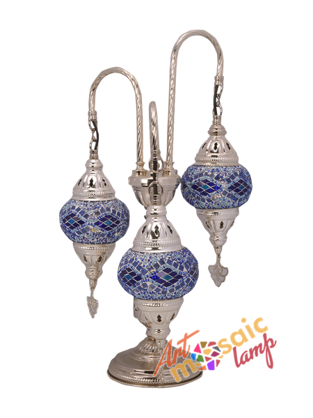 Mosaic Lampshade Silver Color 10230-S