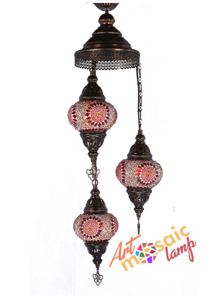 Mosaic Mosaic Spiral Chandelier 13103-SK